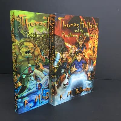 Lot of 2: Signed Thomas Holland Paperback  / Realm of the Orges K.M. Doherty 