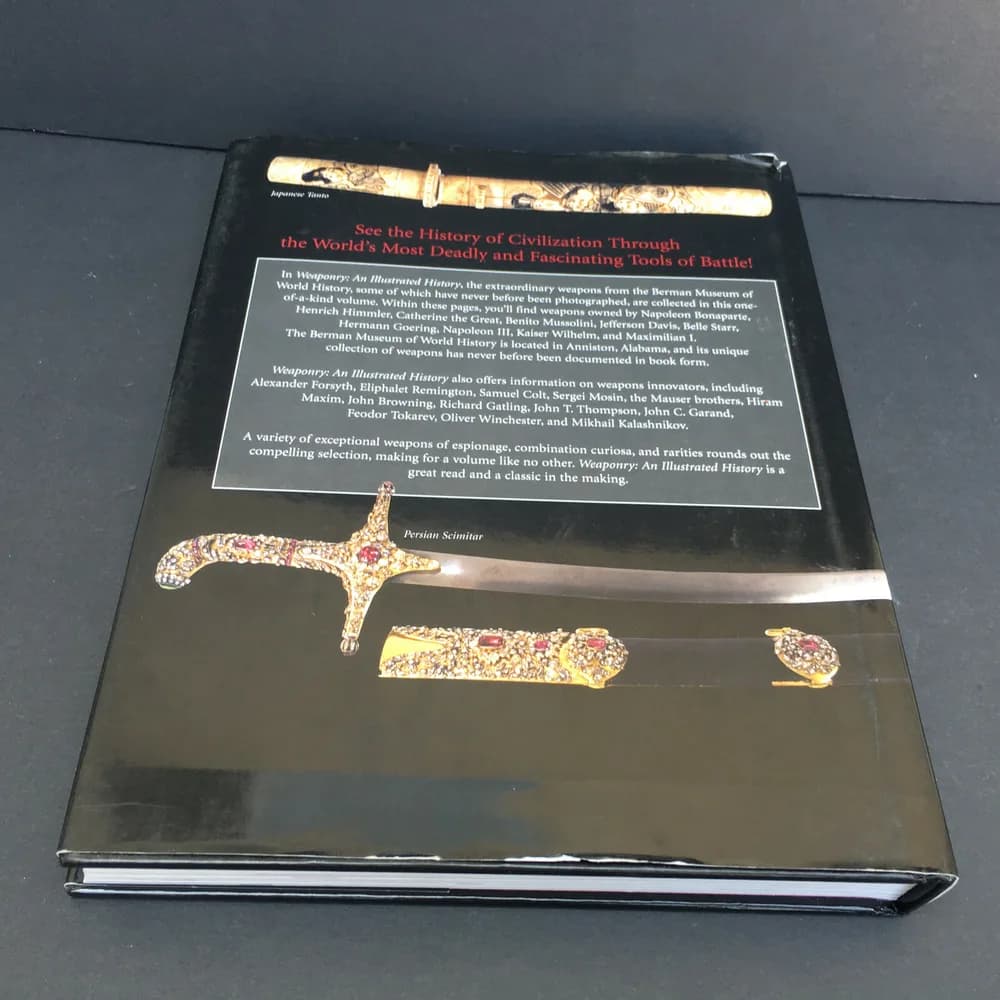WEAPONRY AN ILLUSTRATED HISTORY-CHUCK WILLS Hard Cover With DJ - Image 5