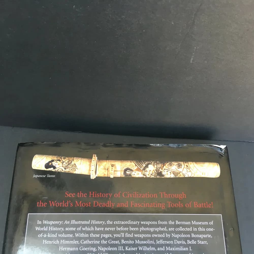 WEAPONRY AN ILLUSTRATED HISTORY-CHUCK WILLS Hard Cover With DJ - Image 6
