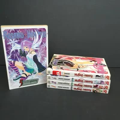 Rosario Vampire Set Vol 1 2 (two of vol 3) 5 Akihisa Ikeda North American Manga