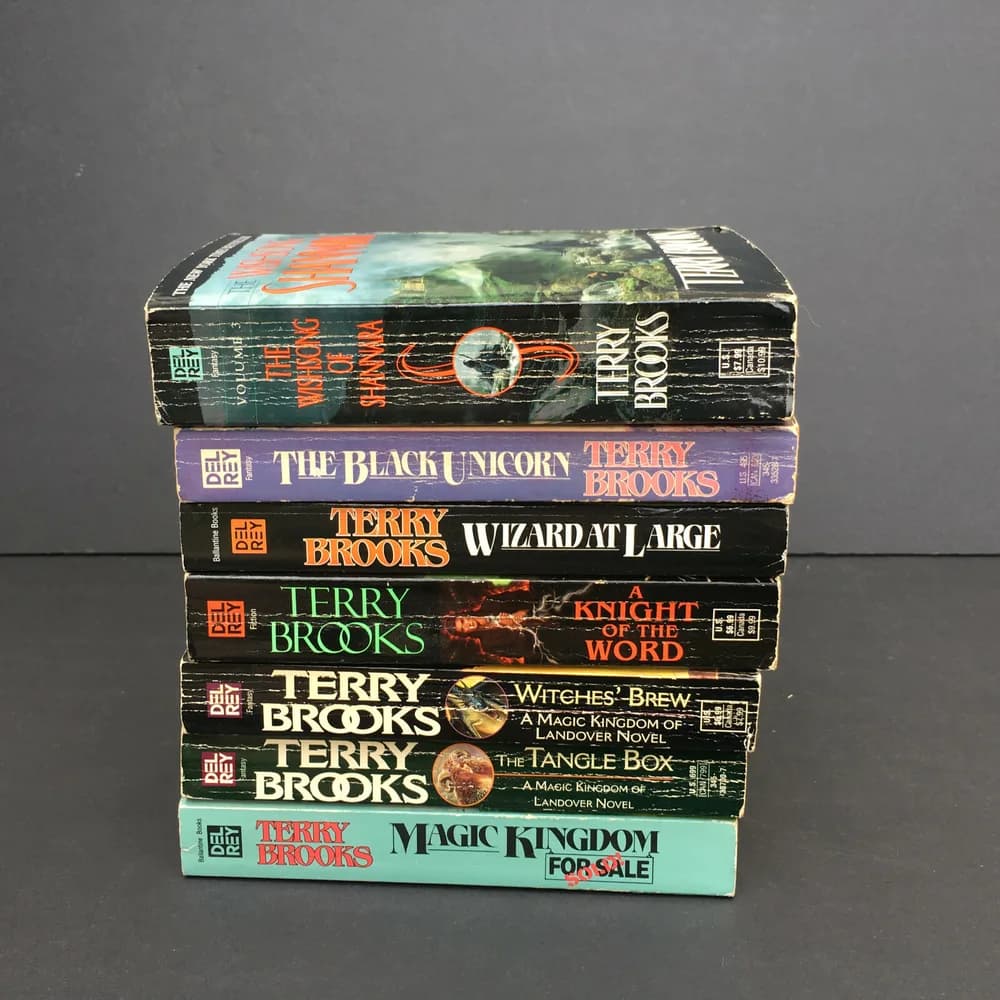 Lot 7 Terry Brooks / Witches Brew / Tangle Box / Magic Kingdom / Black Unicorn  - Image 2