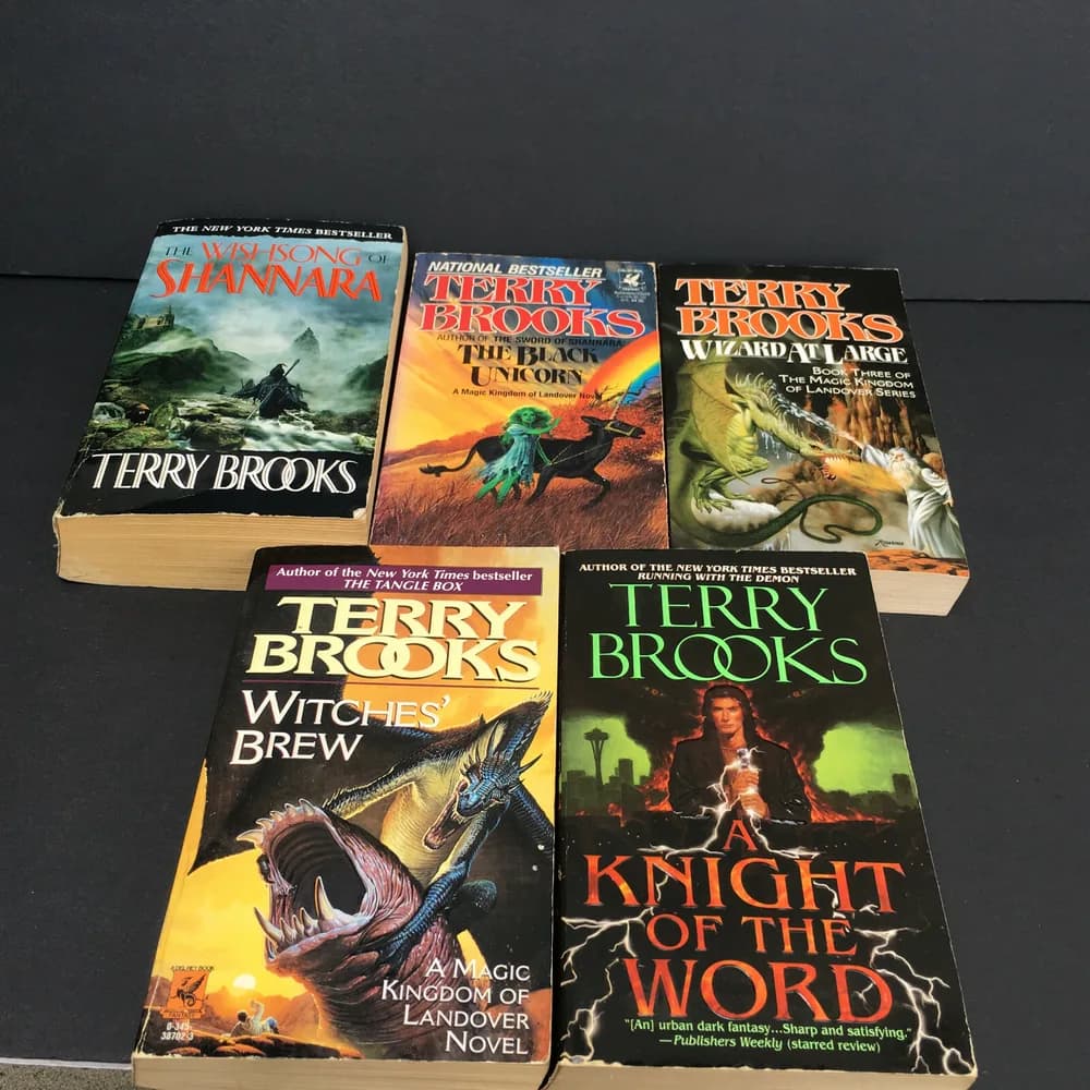 Lot 7 Terry Brooks / Witches Brew / Tangle Box / Magic Kingdom / Black Unicorn  - Image 5