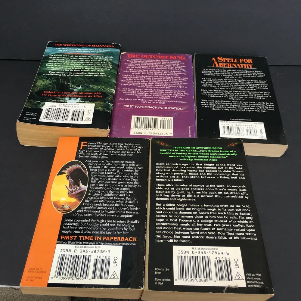 Lot 7 Terry Brooks / Witches Brew / Tangle Box / Magic Kingdom / Black Unicorn  - Image 6