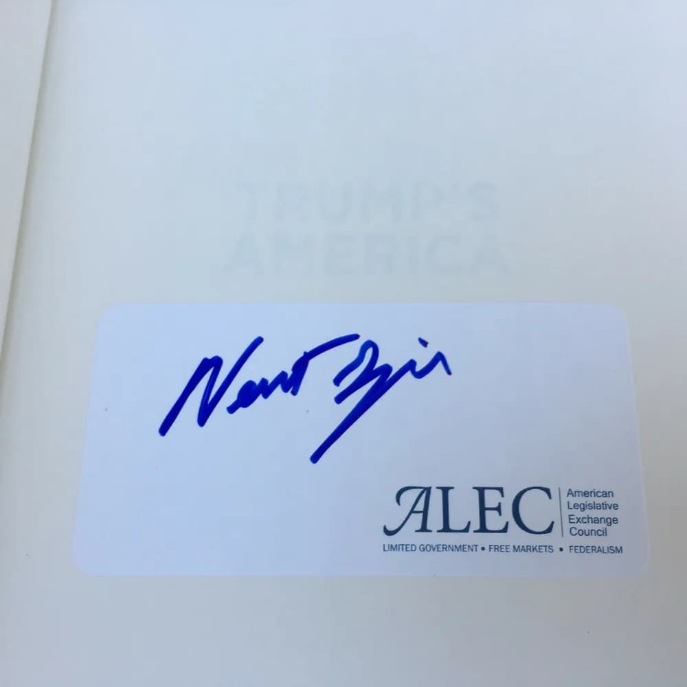 SIGNED Trump's America:The Truth About Our Nation's Great Comeback Newt Gingrich - Image 3