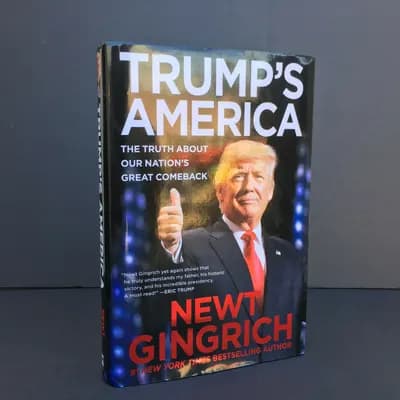 SIGNED Trump's America:The Truth About Our Nation's Great Comeback Newt Gingrich