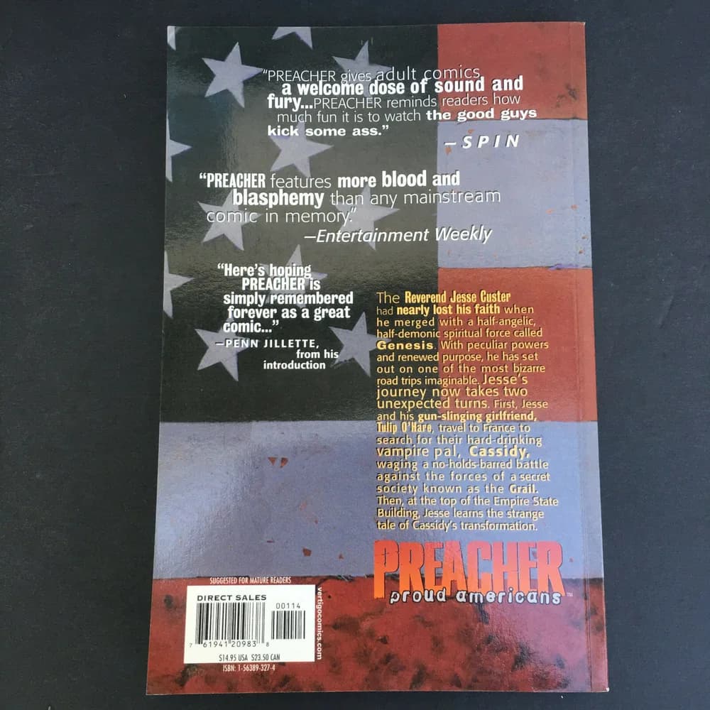 Preacher: Proud Americans Book 3 -  Graphic Novel - Vertigo - Image 3