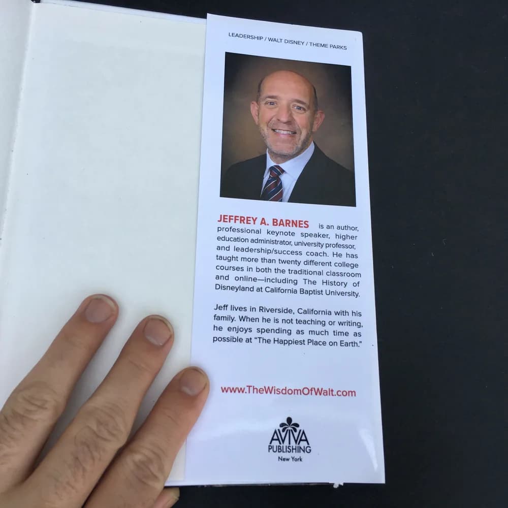 SIGNED The Wisdom of Walt: Leadership Lessons from the Happiest by Author  - Image 4