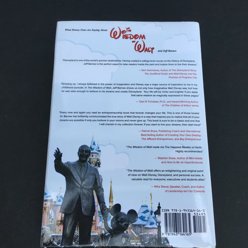 SIGNED The Wisdom of Walt: Leadership Lessons from the Happiest by Author  - Image 6