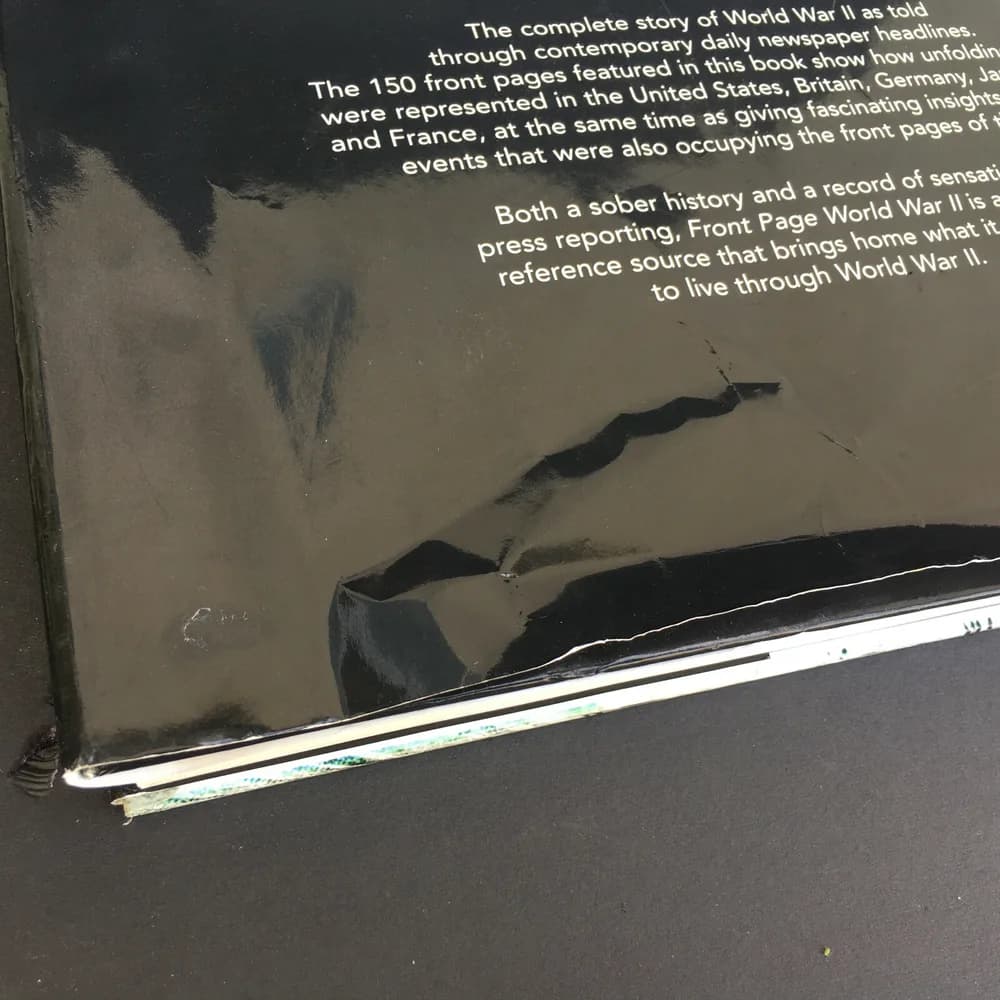 Front Page World Word II History in the Headlines 1939-1945 Coffee Table Book - Image 6
