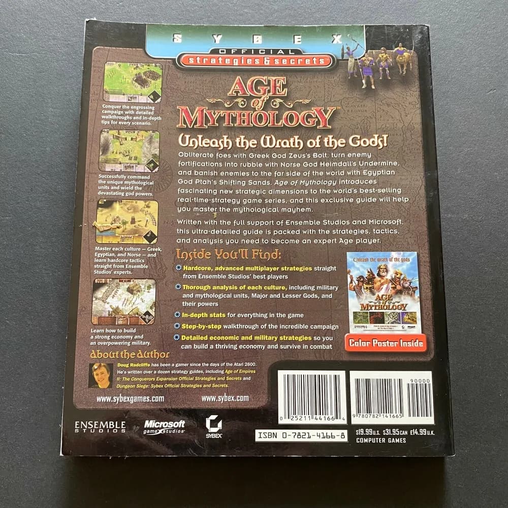 Age of Mythology book, Sybex Official Strategies & Secrets ISBN 0782141668 - Image 3
