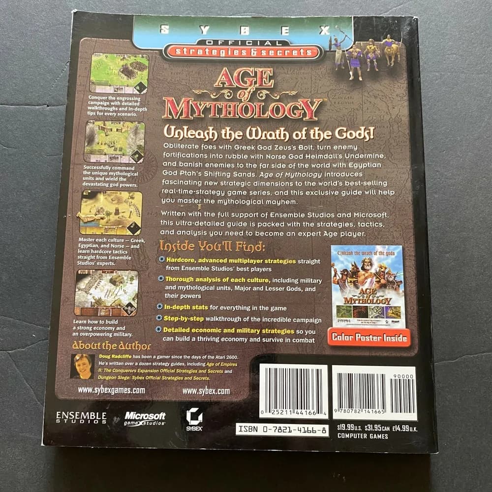 Age of Mythology book, Sybex Official Strategies & Secrets ISBN 0782141668 - Image 4