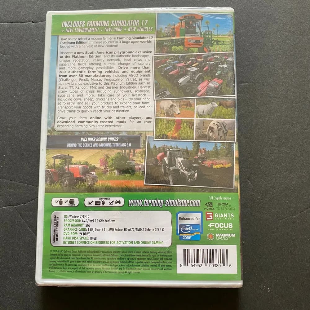 Farming Simulator 17 Platinum Edition - PC NEW SEALED - Image 3