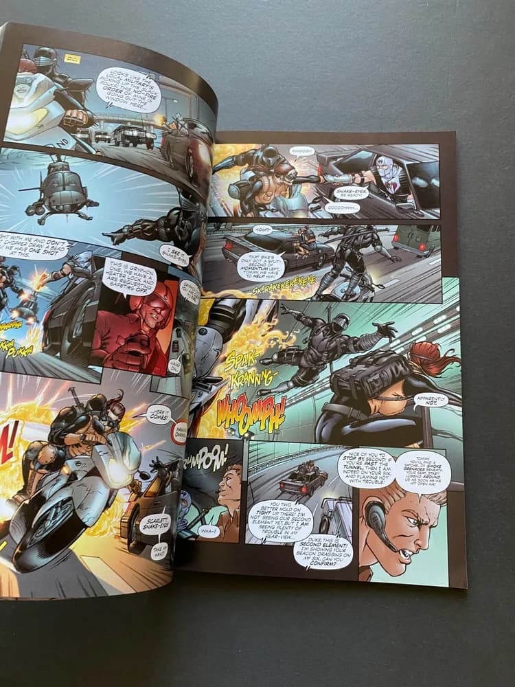 2005 Devil's Due DDP GI JOE REBORN TP #7 Jerwa, Seeley, Duke, Scarlet Snake-Eyes - Image 3