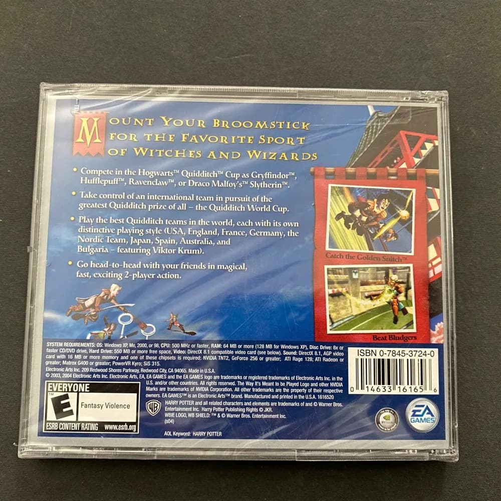 Harry Potter: Quidditch World Cup (PC CD-ROM, 2003) ~ SEALED - Image 3