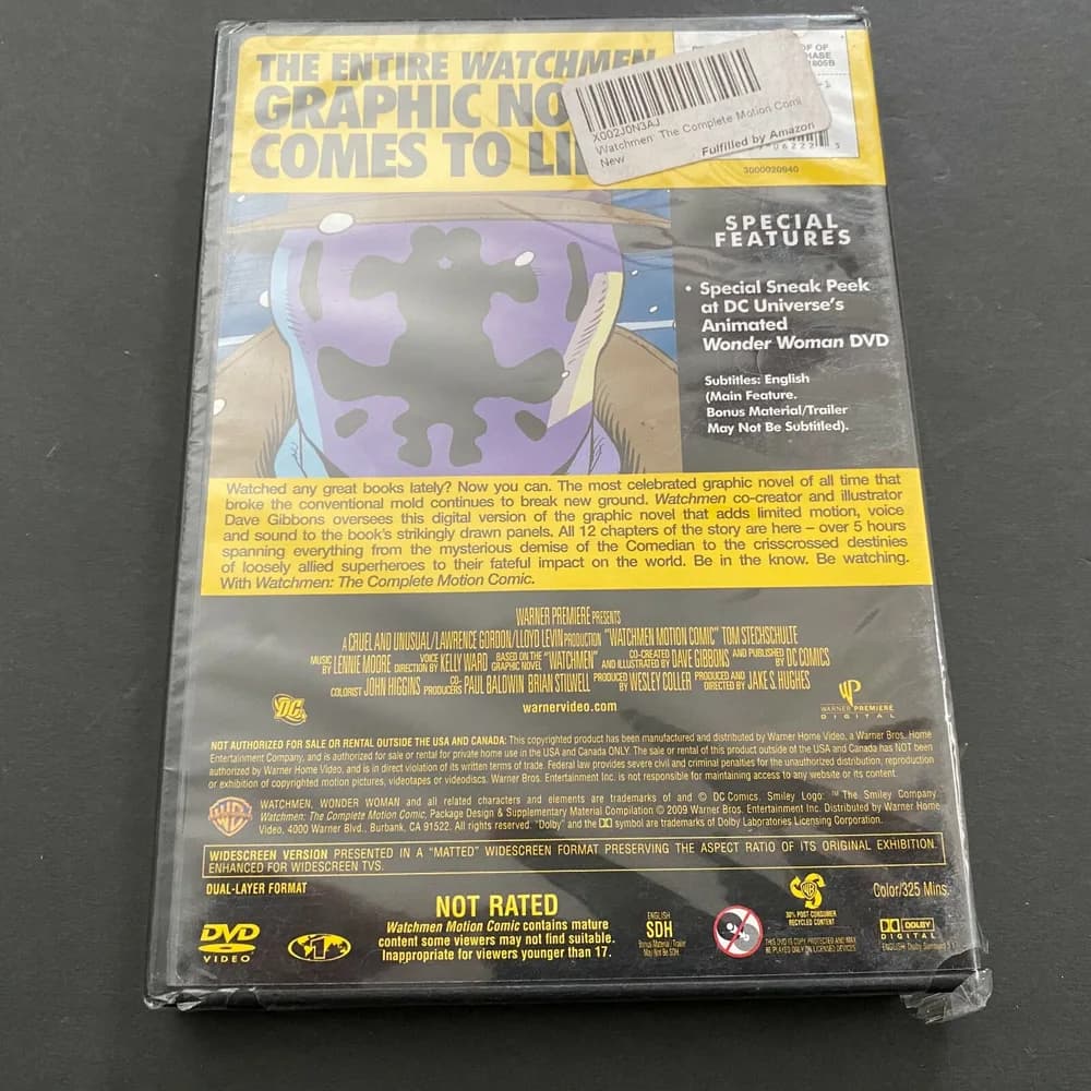 Watchmen: The Complete Motion Comic (DVD) NEW - Image 2