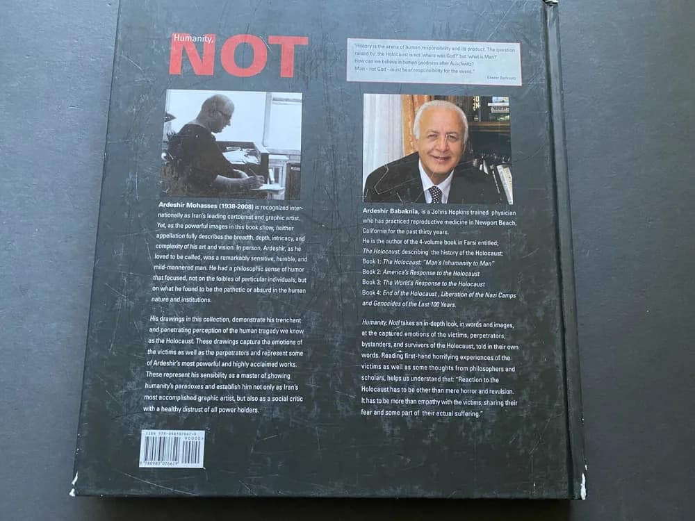 Humanity, NOT: " Captured Emotions of the Holocaust," Ari Babaknia, HB - Image 2