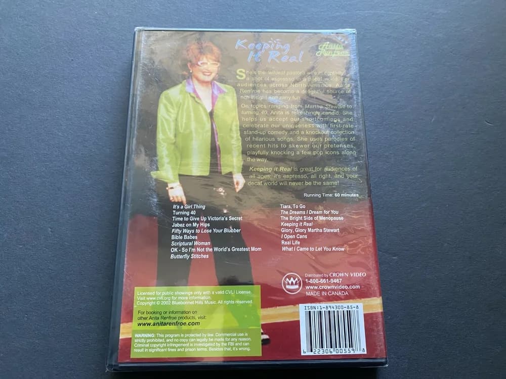 Anita Renfroe: Keeping it Real (DVD, 2004) - Image 2