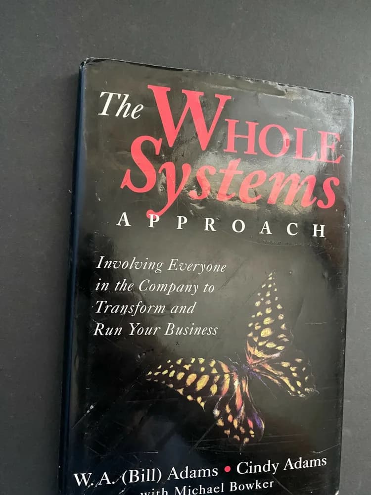 WHOLE SYSTEMS APPROACH: INVOLOVING EVERYONE IN COMPANY TO By Cindy Adams VG - Image 2