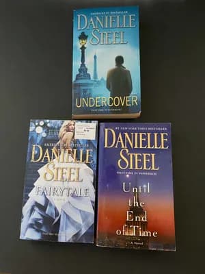 Danielle Steel Lot of 3 Paperback books Undercover , Fairytale , Until the end 