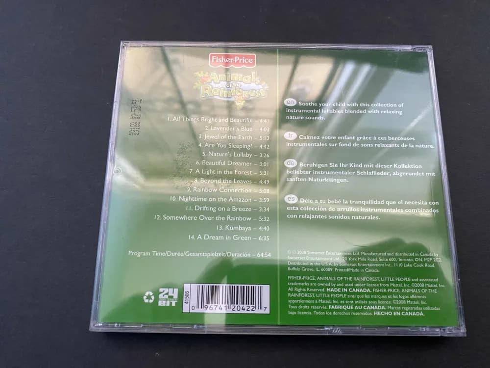 Rainforest Music: Nature's Lullabies & More by Various Artists New Sealed - Image 2