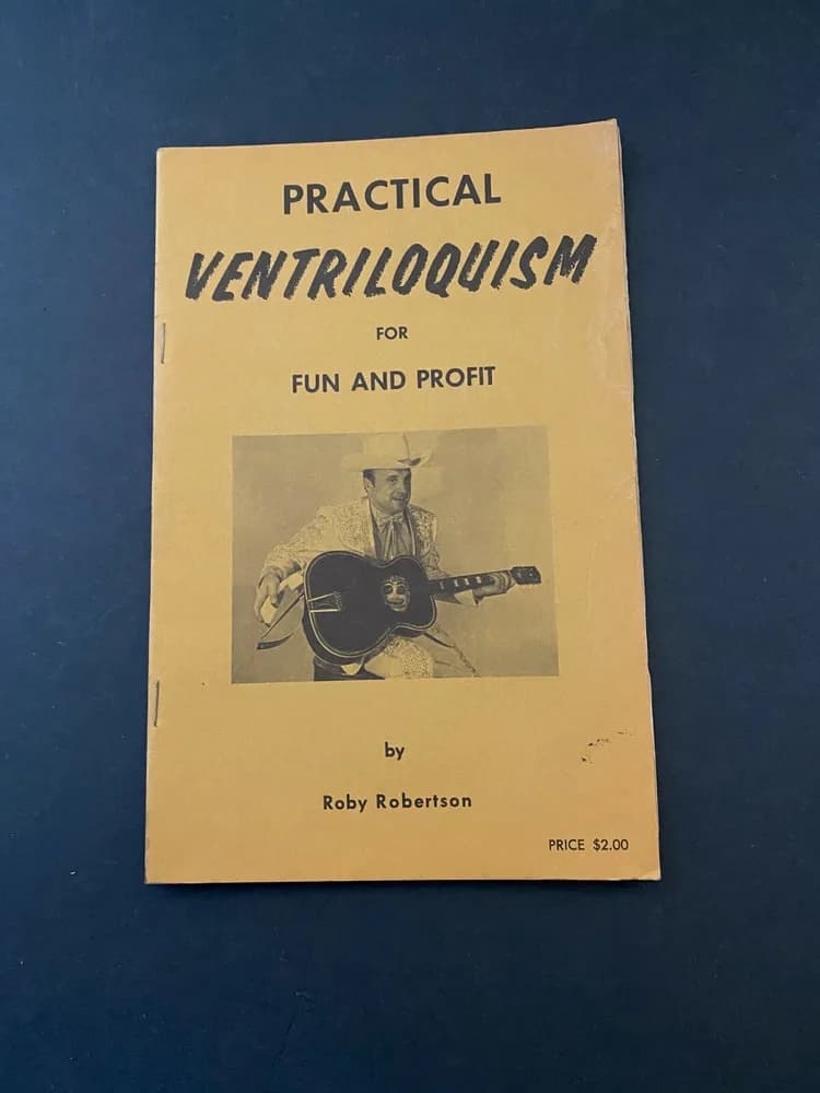 Practical Ventriloquism for Fun and Profit by Roby Robertson Vintage 