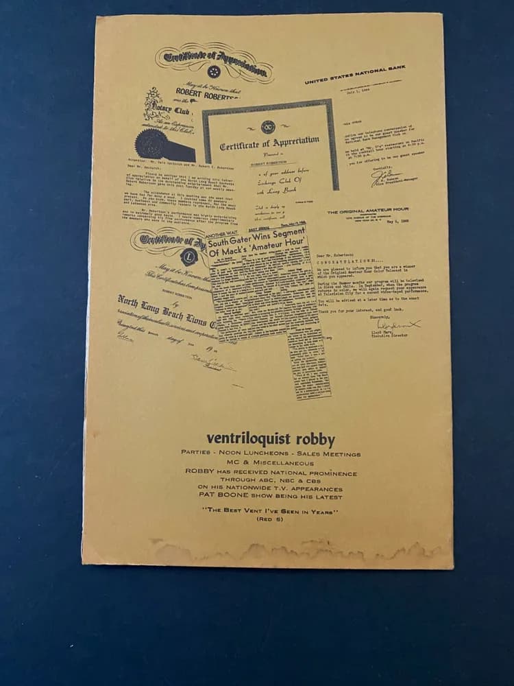 Practical Ventriloquism for Fun and Profit by Roby Robertson Vintage  - Image 2