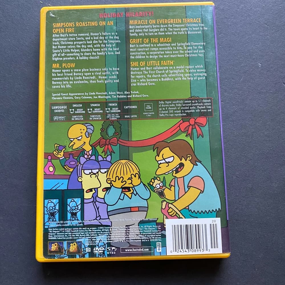 Christmas with the Simpsons (DVD, 2003) - Image 2