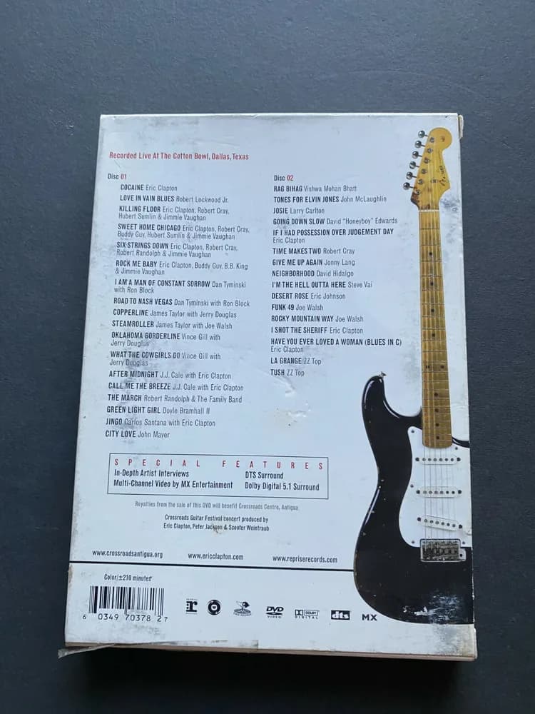 Eric Clapton - Crossroads Guitar Festival (DVD, 2004, 2-Disc Set)  - Image 7
