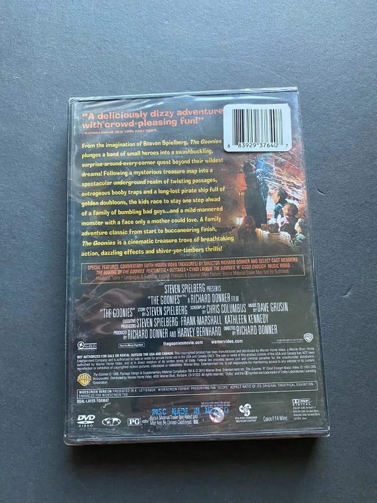 BRAND NEW SEALED The Goonies (DVD, 2007) - Image 2