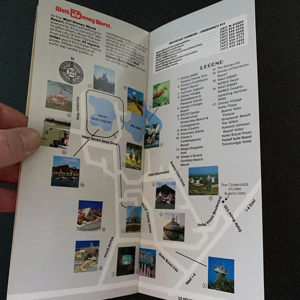 Walt Disney MGM Studios Vintage 1989 Guide Book Brochure Florida FL - Image 7