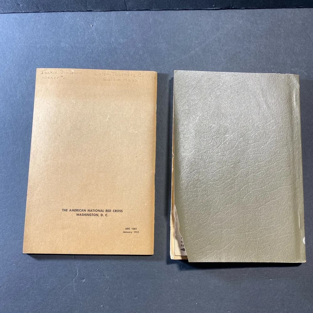 Lot of 3 Vintage American Red Cross First Aid Textbook Healthcare Books 1951 etc - Image 6