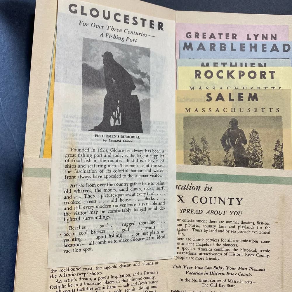Vintage To Vactionland Historic Essex County Massachusetts brochure - Image 4