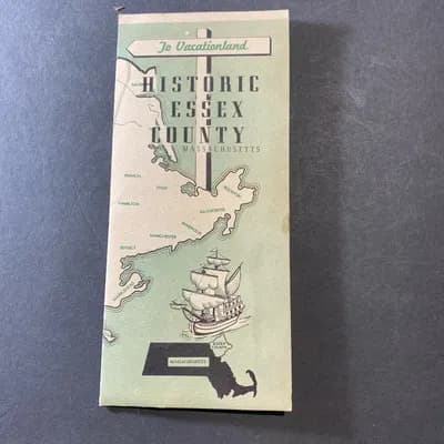 Vintage To Vactionland Historic Essex County Massachusetts brochure