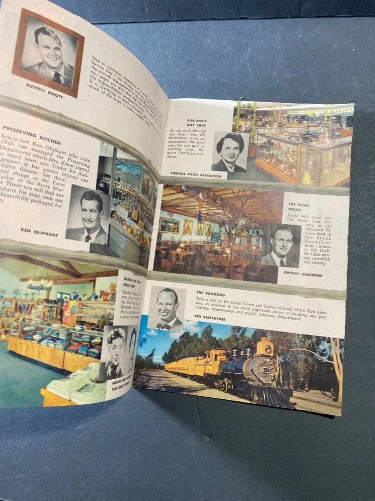 Vintage Steak House Ghost Town Knotts Berry Farm  Menu, Souvenir Booklet - Image 5