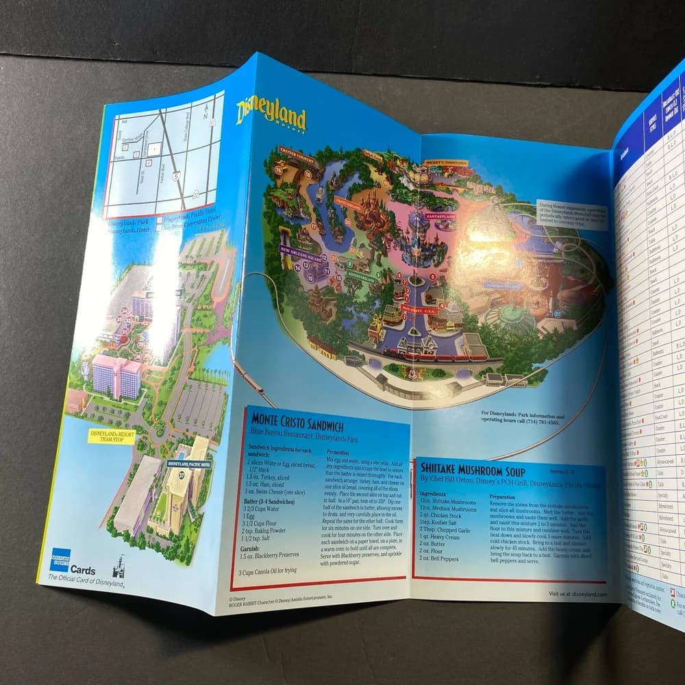 Vintage Walt Disney Disneyland Resorts Tastiest  Plan Brochures Early 2000's - Image 4