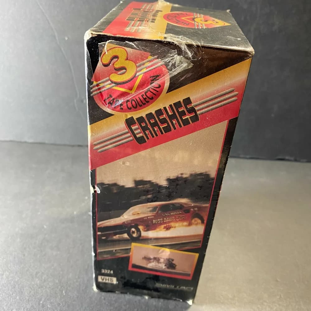 CRASHES (VHS, 1994) 3 Video Tape Collection - Simitar Motorsports 3324 - Image 2