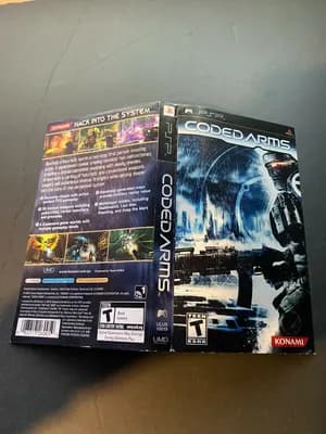 INSERT ONLY. NO GAME. NO MANUAL PLEASE READ Coded Arms (Sony PSP, 2005)