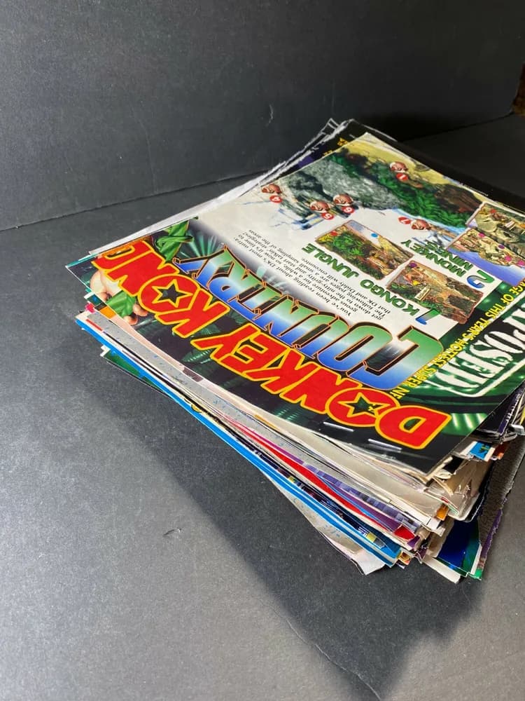 PLEASE READ Vintage Nintendo Power Magazines 1990's SHEETS ONLY over 100+ - Image 2