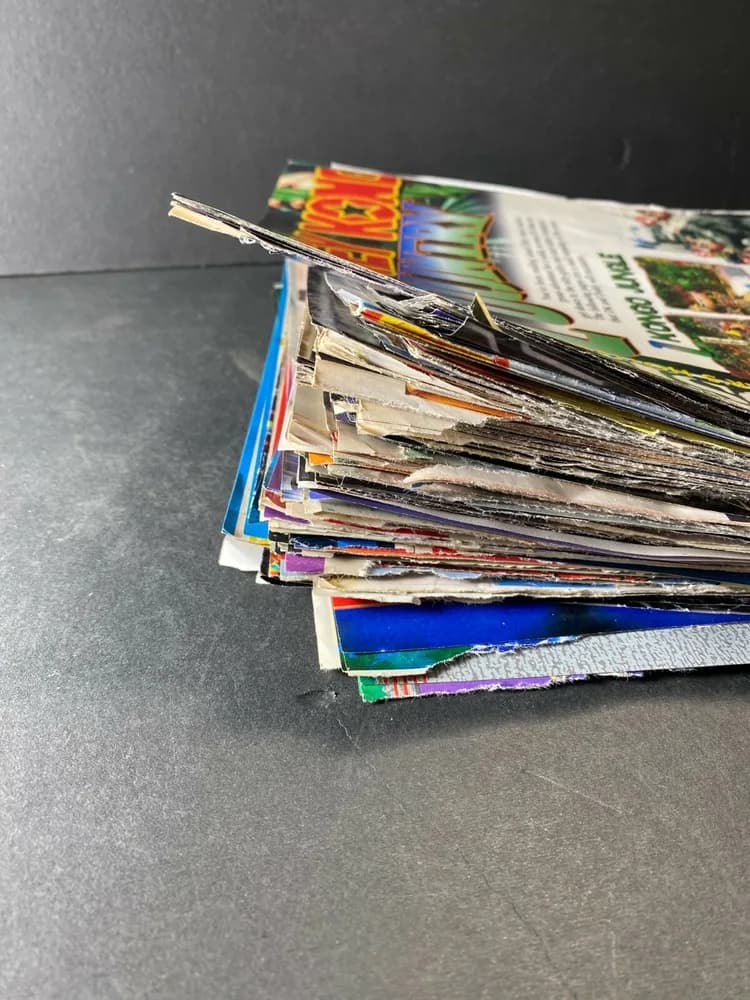 PLEASE READ Vintage Nintendo Power Magazines 1990's SHEETS ONLY over 100+ - Image 5