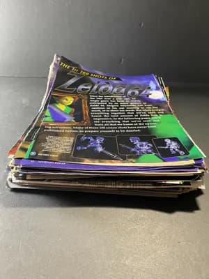 PLEASE READ Vintage Nintendo Power Magazines 1990's SHEETS ONLY over 100+