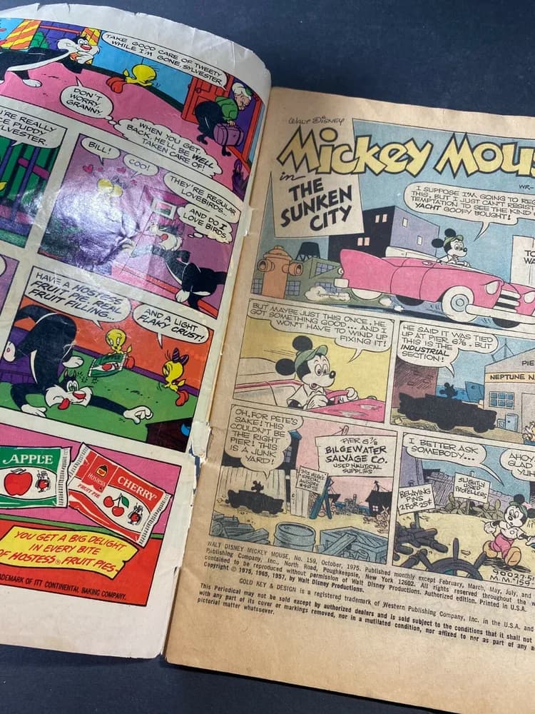 Walt Disney's Mickey Mouse And Goofy The Sunken City Gold Key Vintage - Image 3
