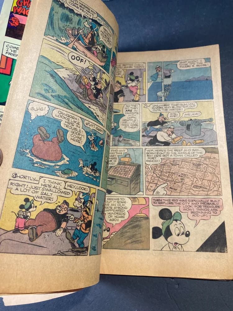 Walt Disney's Mickey Mouse And Goofy The Sunken City Gold Key Vintage - Image 6