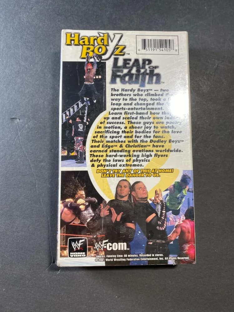 WWF Hardy Boyz Leap Of Faith VHS 2001 - Image 2