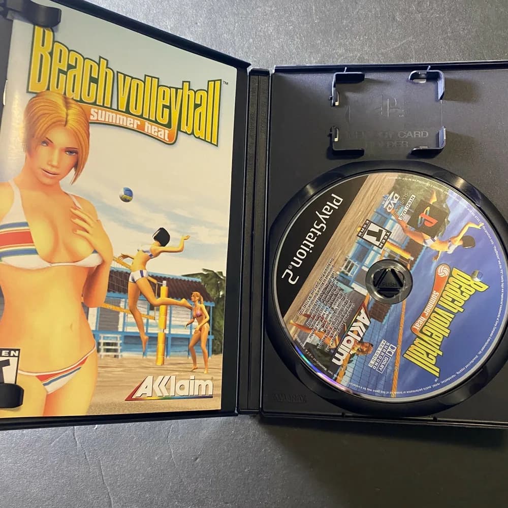 Summer Heat Beach Volleyball (PlayStation 2 PS2, 2003) Complete Game w/Manual - Image 3