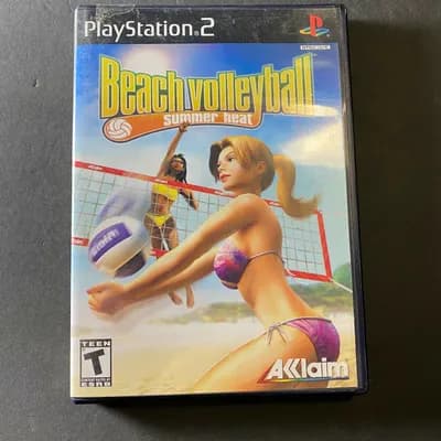 Summer Heat Beach Volleyball (PlayStation 2 PS2, 2003) Complete Game w/Manual