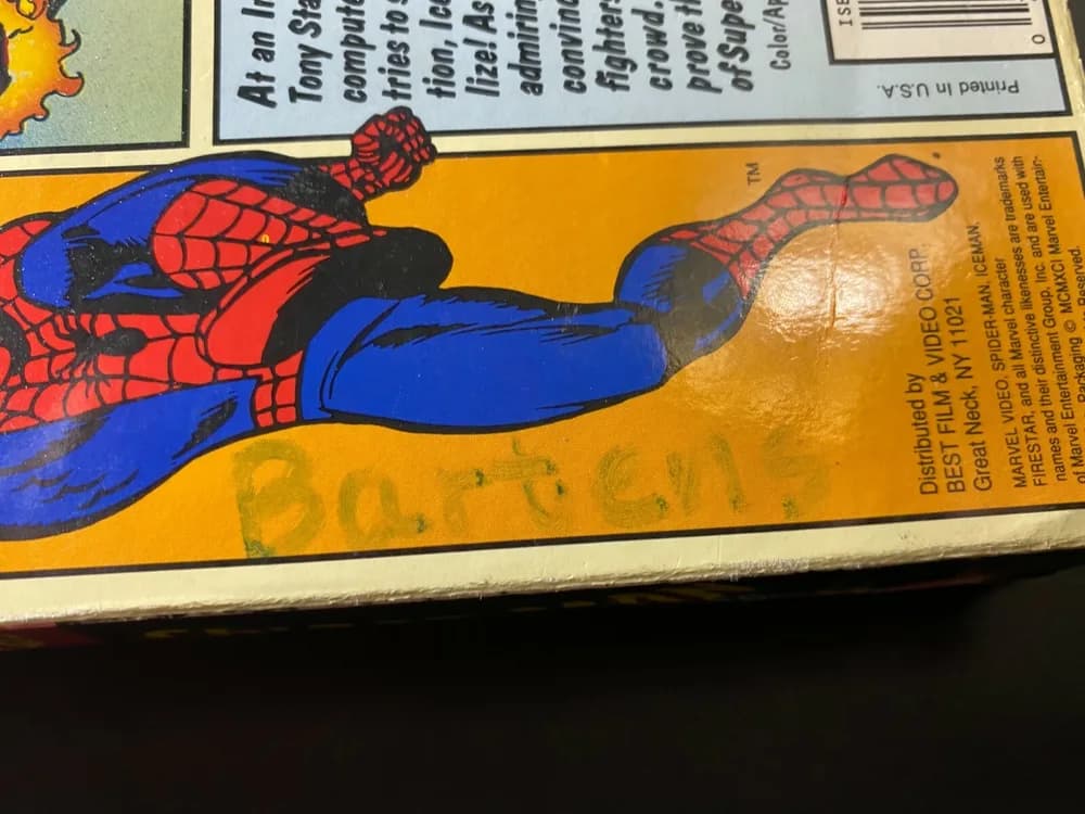 Spiderman And His Amazing Friends 1991 VHS Origin Of Spider Friends TESTED - Image 4