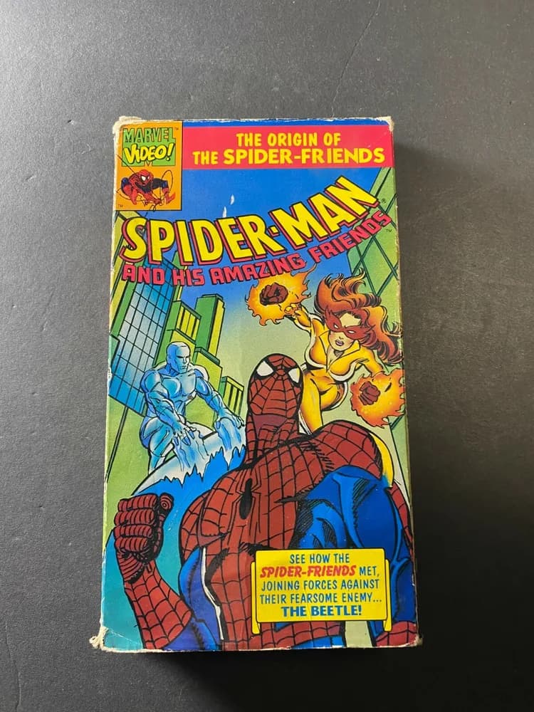 Spiderman And His Amazing Friends 1991 VHS Origin Of Spider Friends TESTED - Image 5