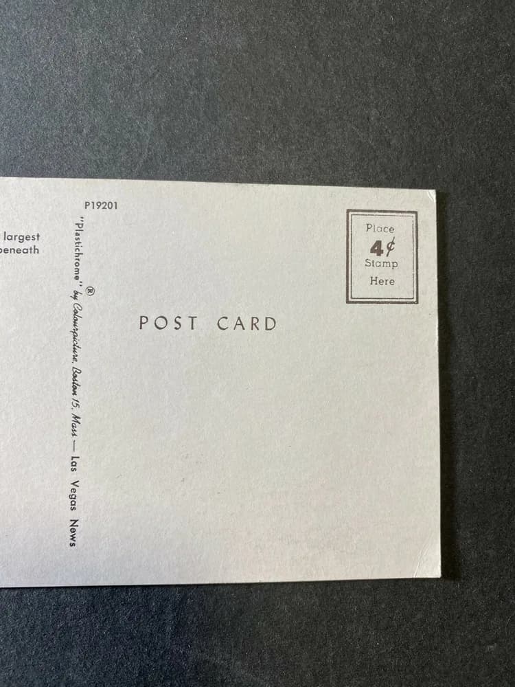 Postcard Garden of Allah Hotel Sahara, Las Vegas, NV, VINTAGE UNUSED - Image 4