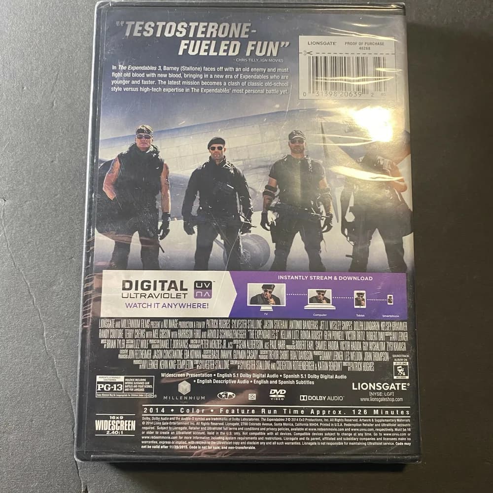 The Expendables 3 DVD Sylvester Stallone - Image 2