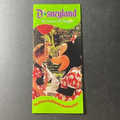 Disneyland  Resort Brochure 45 years Of Magic  Southern California brochure